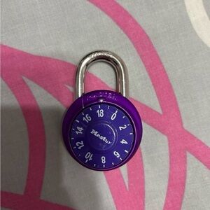 Master Lock Purple Combination Lock